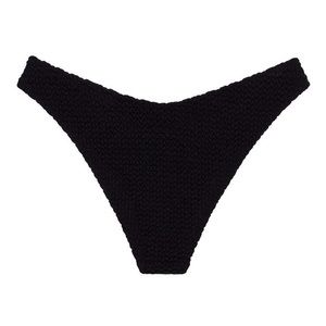 SOLD❗️Montce Black Crochet Lulu (Zig Zag Stitch) Bikini Bottom